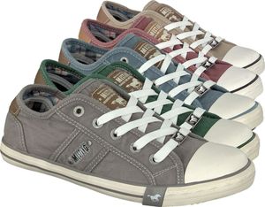 Mustang Sneaker 1099-302 Schuhe Damen Schnürer Canvas Übergröße, Größe:37 EU, Farbe:Grau Mustang Sneaker 1099-302 Schuhe Damen Schnürer Canvas Übergröße, Größe:37 EU, Farbe:Grau