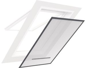 Fliegengitter home protect für Dachfenster ohne Bohren anthrazit 140x170 cm