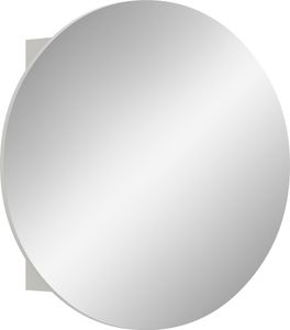 Badezimmerspiegelschrank >Riff< in Weiß - 70x70x18cm (BxHxT)