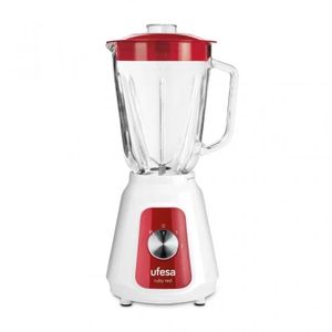 Ufesa BS4717, Tischplatten-Mixer, 1,5 l, Pulsfunktion, 1500 W, Rot, Weiß Ufesa BS4717, Tischplatten-Mixer, 1,5 l, Pulsfunktion, 1500 W, Rot, Weiß