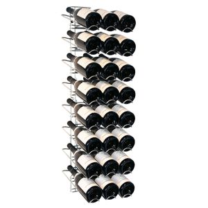 Metall-Wand-Weinregal VisioRack® für 24 Flaschen (senkrecht)
