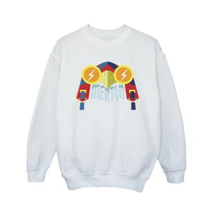 DC Comics - "DC League Of Super-Pets Merton" Sweatshirt für Mädchen BI16175 (116) (Weiß)