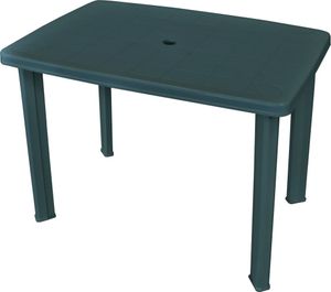Stabli Kunststoff Gartentisch Grün 101 x 68 x 72 cm| Garten Esstisch Terrasse Möbel 37323