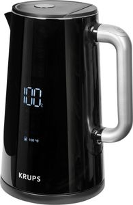 Krups BW 8018 Smartn Light Hochglanz-Schwarz, Wasserkocher, One-Touch-Bedienung