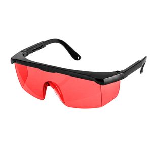 NEO TOOLS Lasersichtbrillen, erhöhen die Sichtbarkeit des Laserstrahls, aus rot gefärbtem Kunststoff, Etui geliefert, um die Brille vor Beschädigungen