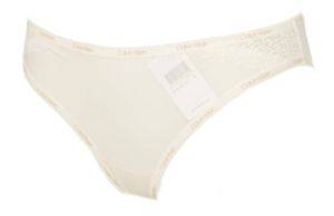 Calvin Klein Underwear Brazilian Panty Flirty Ivory M