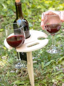 INNOVAGOODS, Přenosný stolek na víno, 39x20x20x5 cm0
