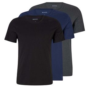 BOSS 3er Pack T Shirt Rundhals Gr.XL Fb.Blau Grau Schwarz