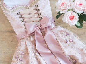 Bundle - Krüger - Damen Trachten Dirndl, Rosalia (60cm) (Artikelnr. 44556-33)