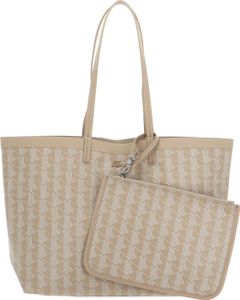 LACOSTE Schultertasche Shopper Zel Shopping Bag Mono Irish Cream Laponie beige LACOSTE Schultertasche Shopper Zel Shopping Bag Mono Irish Cream Laponie beige