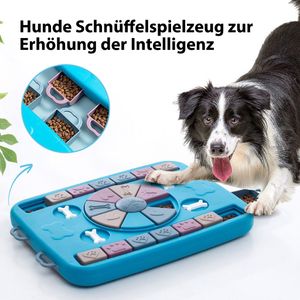 LIKING® Strategiespiel für kleine bis große Hunde zur Förderung der Intelligenz, Level 3, blau