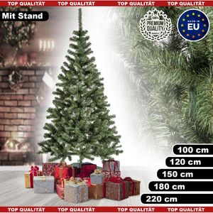 Künstlicher Weihnachtsbaum 120cm Christbaum | PREMIUM Tannenbaum mit Ständer