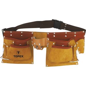 TOPEX Werkzeuggürtel montagegurtlänge  Nagel Schrauben Tasche gürtel - 11 Taschen