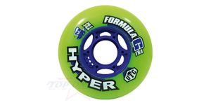 Hyper Wheels Hockey Indoor Formula G Era 4 Units Green 72 mm / 74A
