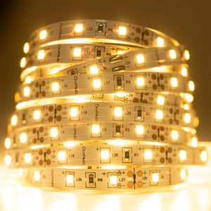 LUMILED LED Streifen 5M 300 LEDs 12V Warmweiß 24W LED Strip SMD LED Band IP33 2640 lm Selbstklebend Lichtband für Innenbereich Heim Schlafzimmer Deko, ohne Netzteil