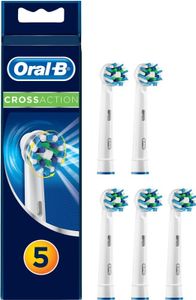 BRAUN ORAL-B CROSS ACTION Aufsteckbürsten 5 STÜCK, Ersatzbürsten Bürstenköpfe