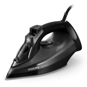 Philips Bügeleisen 5000 Series mit Keramikbügelsohle, 45 g/min konstanter Dampf, 2600 W, Schwarz (DST5040/80)