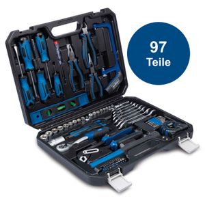 Scheppach Werkzeugkoffer WZK120 - 96-tlg. CV Werkzeugset | gefüllt