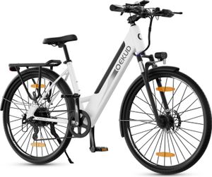 26M208 E-bike 26'' Trekkingrad E-Cityrad mit 36V Elektrofahrrad - Weiß