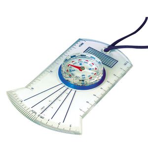Kinder Kompass Kartenkompass mit drehbarem Kompassring und Umhängeband