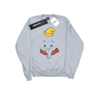 Disney - "Dumbo Face" Sweatshirt für Damen BI14117 (L) (Grau)