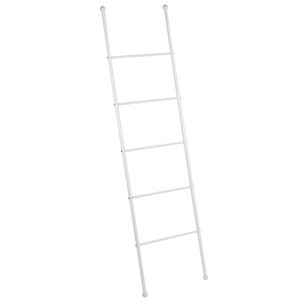 WENKO Rebrík na uteráky Viva - vešiak na uteráky, stojan na oblečenie, oceľ, 43 x 156,5 x 3,5 cm, biely