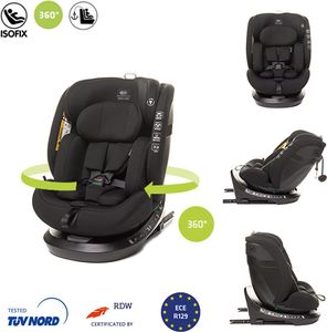 4BABY ROTO-FIX I-SIZE Kinderstiz drehbar mit ISOFIX ,Autositz 0-36kg, 40-150 cm, Reboarder kindersitz R129, einstellbare Kopfstütz, Schwarz 4BABY ROTO-FIX I-SIZE Kinderstiz drehbar mit ISOFIX ,Autositz 0-36kg, 40-150 cm, Reboarder kindersitz R129, einstellbare Kopfstütz, Schwarz
