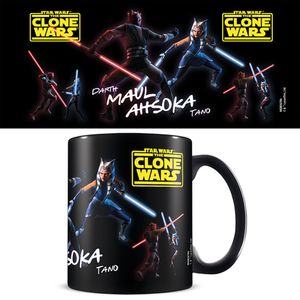 Star Wars - The Clone Wars - black Keramik Tasse - Größe Ø8,5 H9,5cm