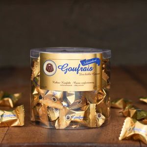 Goufrais Schokolade Konfekt feinste Gugelhupf Pralinen Schoko Geschenkset Trüffel Kakao-Konfekt Praline Schmankerl Box 450 g