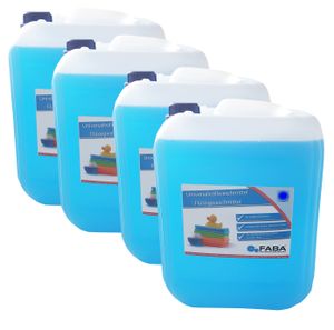 20 L Flüssigwaschmittel Konzentrat blau frisch herb GRATIS Ausgießer 4 x 5 L