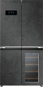 French Door Kühlschrank Weinkühlschrank Wolkenstein WCD595EWTSNF ST BxHxT 90,5 x 182 x 72 cm Kühlteil 385 l Gefrierteil 105 l für 34 Stück Flaschen