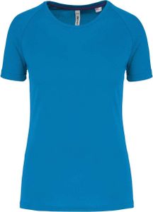 Proact Damen Sport T-Shirt Funktions Shirt Sport Fitness Atmungsaktiv, Größe:2XL, Farbe:Aqua Blue