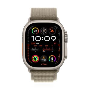 Apple Watch Ultra 2 Titan 49 mm Medium 145-190 mm Umfang Oliv GPS + Cellular