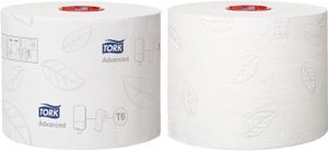 Tork® 127530 Toilettenpapier Midi für T6 System - weich, 2-lagig, 27 Rollen á 100 m
