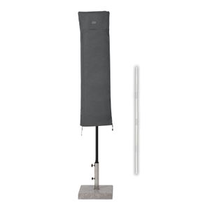 Sekey Sonnenschirm-Schutzhülle für 300 x 150cm, 460 x 270cm Doppelsonnenschirm, mit Stab und ReiBverschluss, Dunkelgrau Sekey Sonnenschirm-Schutzhülle für 300 x 150cm, 460 x 270cm Doppelsonnenschirm, mit Stab und ReiBverschluss, Dunkelgrau