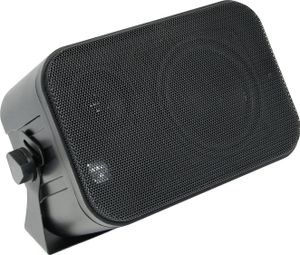 Dynavox Mini-Box 3-Wege mit Halterung, schwarz