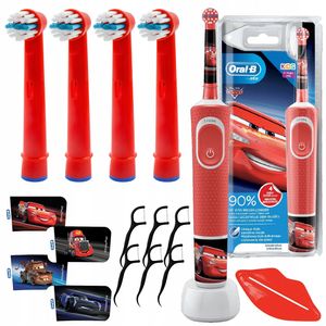 Oral-B Vitality 100 Cars Set + Kinder Rot x4