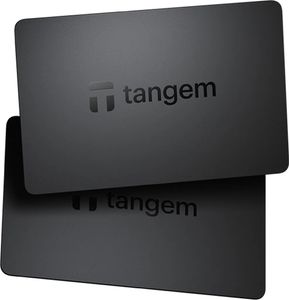 TANGEM Wallet Pack of 2 - Secure Crypto Wallet - Trusted Cold Storage for Bitcoin, Ethereum, NFT's & More Coins - 100% Offline Hardware Wallet