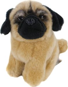 Kuscheltier Mops 12 cm Hund klein Uni-Toys