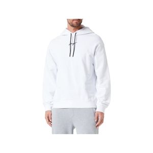 HUGO Pullover-Hoodie mit Dalegre-Logo, Weiß L