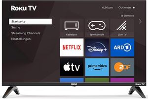 RCA Smart TV | 32zoll/81cm | HD Fernseher Roku TV mit WLAN | DLED | Triple Tuner (DVB-T/T2, DVB-C, DVB-S/S2) | HDMI und USB | RK32HN1