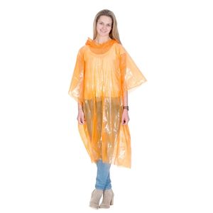 Regenponcho "Standard"transparent-orange