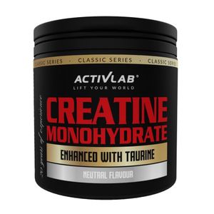 1x Activlab Creatine Monohydrat | 300g je Behälter | Kreatin Pulver Taurin Muskelaufbau Body Building Aminosäure | Nahrungsergänzungsmittel (1er Pack)