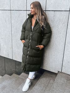 Dstreet Parka damska CozySeason zielona XL