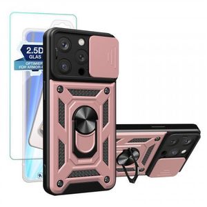 Armor Hülle Camera Protect für Apple iPhone (Glasvariante) - Farbe: Rosegold - Modellkompatibilität: Für Apple iPhone 15 Pro Max - Displayglas: Mit 9H Displayglas