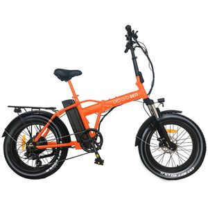 GOGOBEST GF300 E-Bike  mit 48V 12.5AH Lithium-Akku,  20zoll Elektrofahrrad, Shimano 7 Gang-Schaltung, Orange