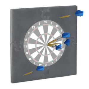 relaxdays Dartboard-Surround grau