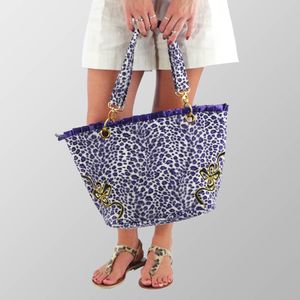 Fancy Leopard Vintag Retro Handtasche