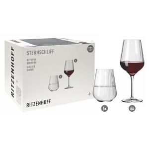 Sternschliff Rotwein- Und Wasserglas-Set #1 Von Ritzenhoff Design Team
