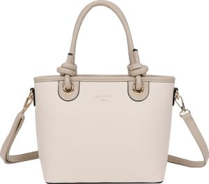 Gallantry, Elegante Damen-Shoppertasche mit Schultergurt, Gelbgrau